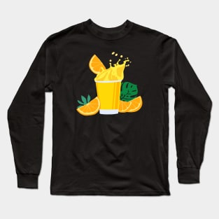 orange juice Long Sleeve T-Shirt